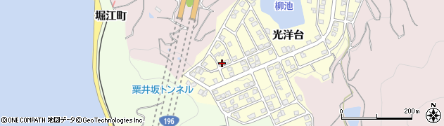 愛媛県松山市光洋台6-33周辺の地図