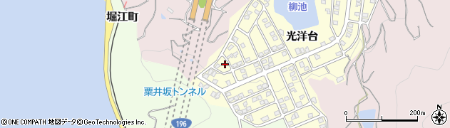 愛媛県松山市光洋台6-34周辺の地図