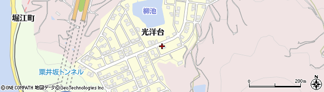 愛媛県松山市光洋台2周辺の地図