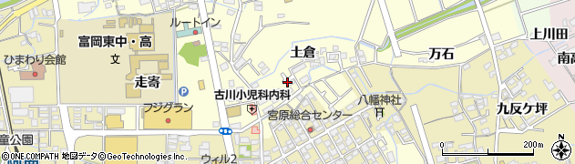 徳島県阿南市領家町（土倉）周辺の地図