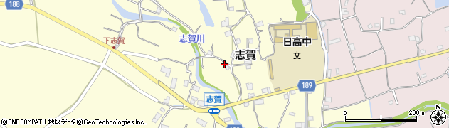 和歌山県日高郡日高町志賀52周辺の地図