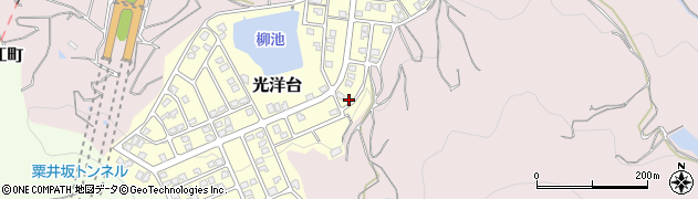 愛媛県松山市光洋台2-40周辺の地図