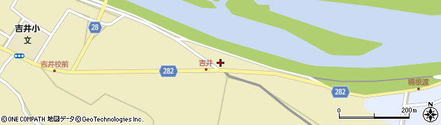 徳島県阿南市吉井町（地神北）周辺の地図