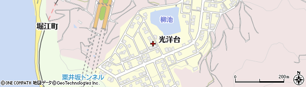 愛媛県松山市光洋台7-13周辺の地図