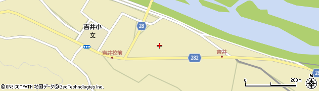 徳島県阿南市吉井町（地神南）周辺の地図