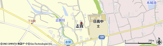 和歌山県日高郡日高町志賀163周辺の地図