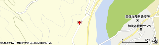 徳島県阿南市深瀬町（大畝町）周辺の地図