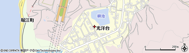 愛媛県松山市光洋台8-51周辺の地図