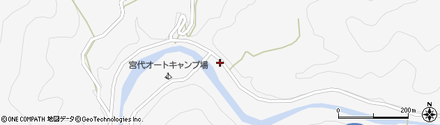 和歌山県田辺市龍神村宮代500周辺の地図
