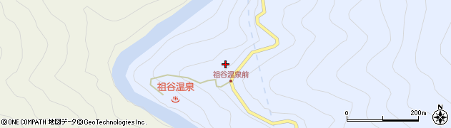 ホテル祖谷温泉周辺の地図
