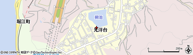 愛媛県松山市光洋台8周辺の地図