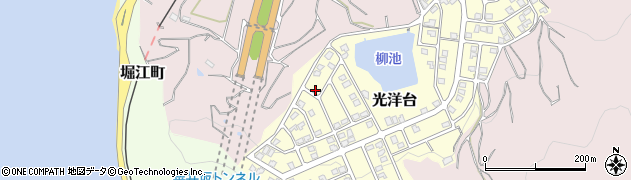 愛媛県松山市光洋台7-44周辺の地図