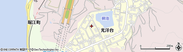 愛媛県松山市光洋台7-22周辺の地図
