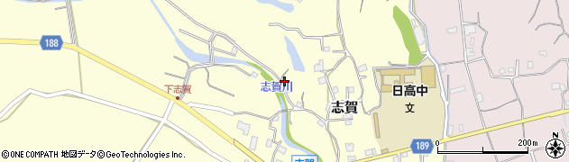 和歌山県日高郡日高町志賀174周辺の地図