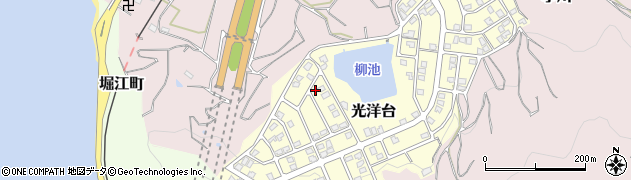 愛媛県松山市光洋台7-20周辺の地図