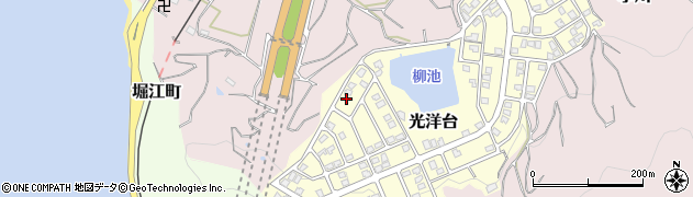 愛媛県松山市光洋台7-46周辺の地図