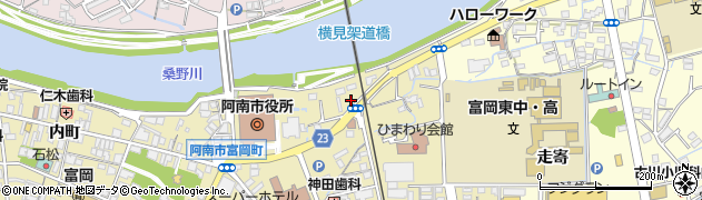 富岡第二児童クラブ周辺の地図