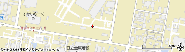 福岡県北九州市若松区安瀬周辺の地図
