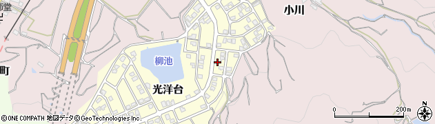 愛媛県松山市光洋台2-27周辺の地図