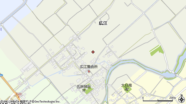 〒799-1361 愛媛県西条市広江の地図