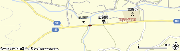 中志賀周辺の地図