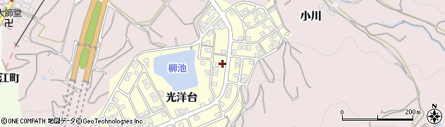 愛媛県松山市光洋台8-10周辺の地図