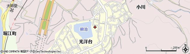 愛媛県松山市光洋台607周辺の地図