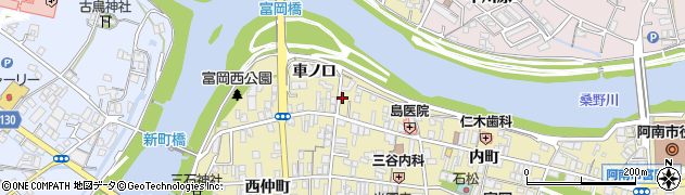 阿井屋ふすま店周辺の地図