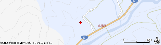 和歌山県田辺市龍神村廣井原128周辺の地図