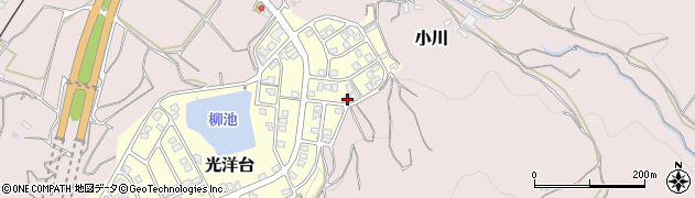 愛媛県松山市光洋台1-55周辺の地図