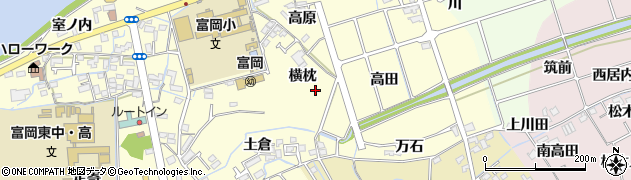 徳島県阿南市領家町周辺の地図