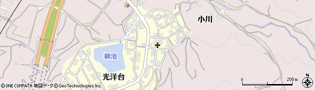 愛媛県松山市光洋台1-52周辺の地図