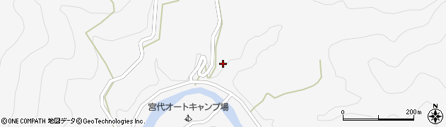 和歌山県田辺市龍神村宮代395周辺の地図