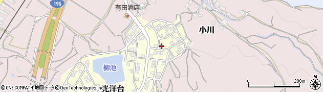 愛媛県松山市光洋台1-38周辺の地図