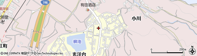 愛媛県松山市光洋台8-5周辺の地図