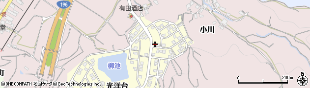 愛媛県松山市光洋台1-7周辺の地図