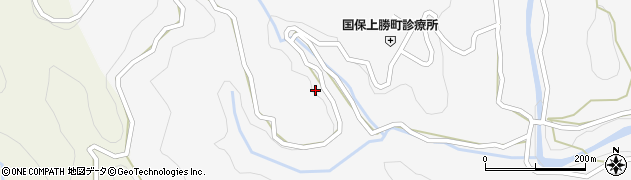 徳島県上勝町（勝浦郡）正木（清田）周辺の地図