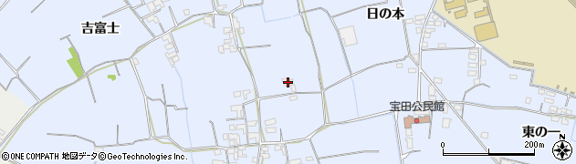 徳島県阿南市宝田町日の本153周辺の地図