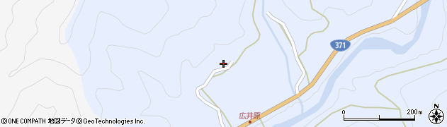和歌山県田辺市龍神村廣井原148周辺の地図