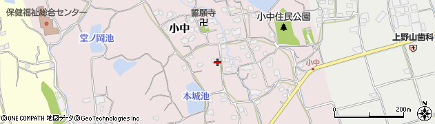 和歌山県日高町（日高郡）小中周辺の地図