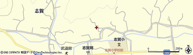和歌山県日高郡日高町志賀1968周辺の地図