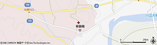 和歌山県日高郡日高川町玄子周辺の地図
