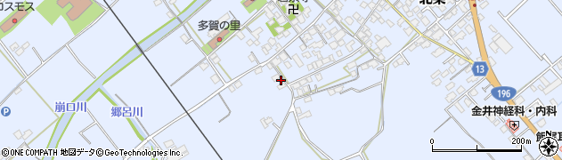 愛媛県西条市北条283周辺の地図