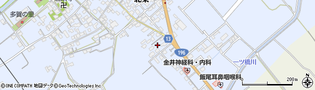 愛媛県西条市北条469周辺の地図