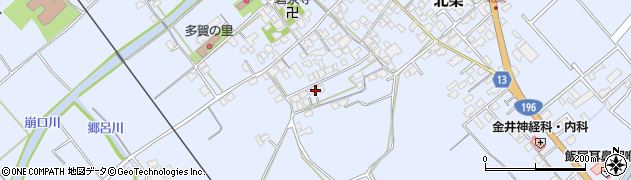愛媛県西条市北条511周辺の地図