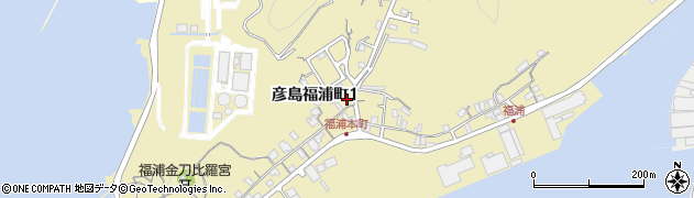 山口県下関市彦島福浦町周辺の地図