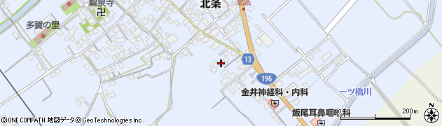 愛媛県西条市北条471周辺の地図