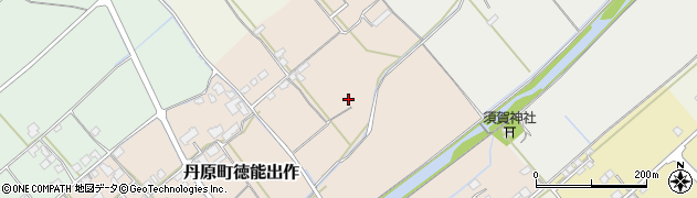 愛媛県西条市丹原町徳能出作周辺の地図