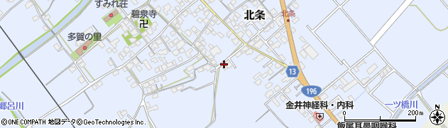 愛媛県西条市北条479周辺の地図