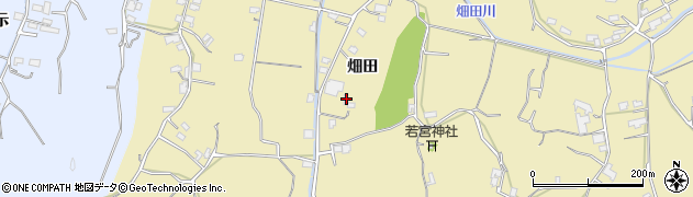 徳島県阿南市下大野町畑田228周辺の地図